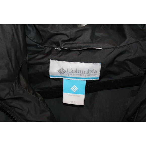 NEW COLUMBIA VILLAGE PARK INSULATED FAUX FUR TRIM HOOD BLACK JACKET SIZE XS - Picture 5 of 7